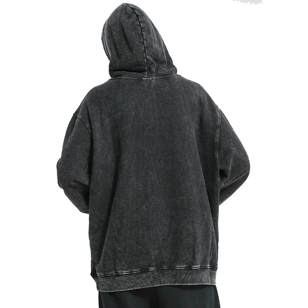 Vintage Washed Y2K Hoodie